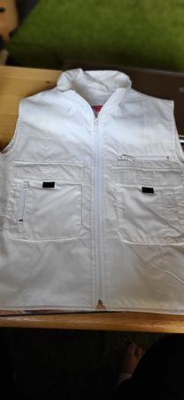 Herren Gilet gr. L weiss