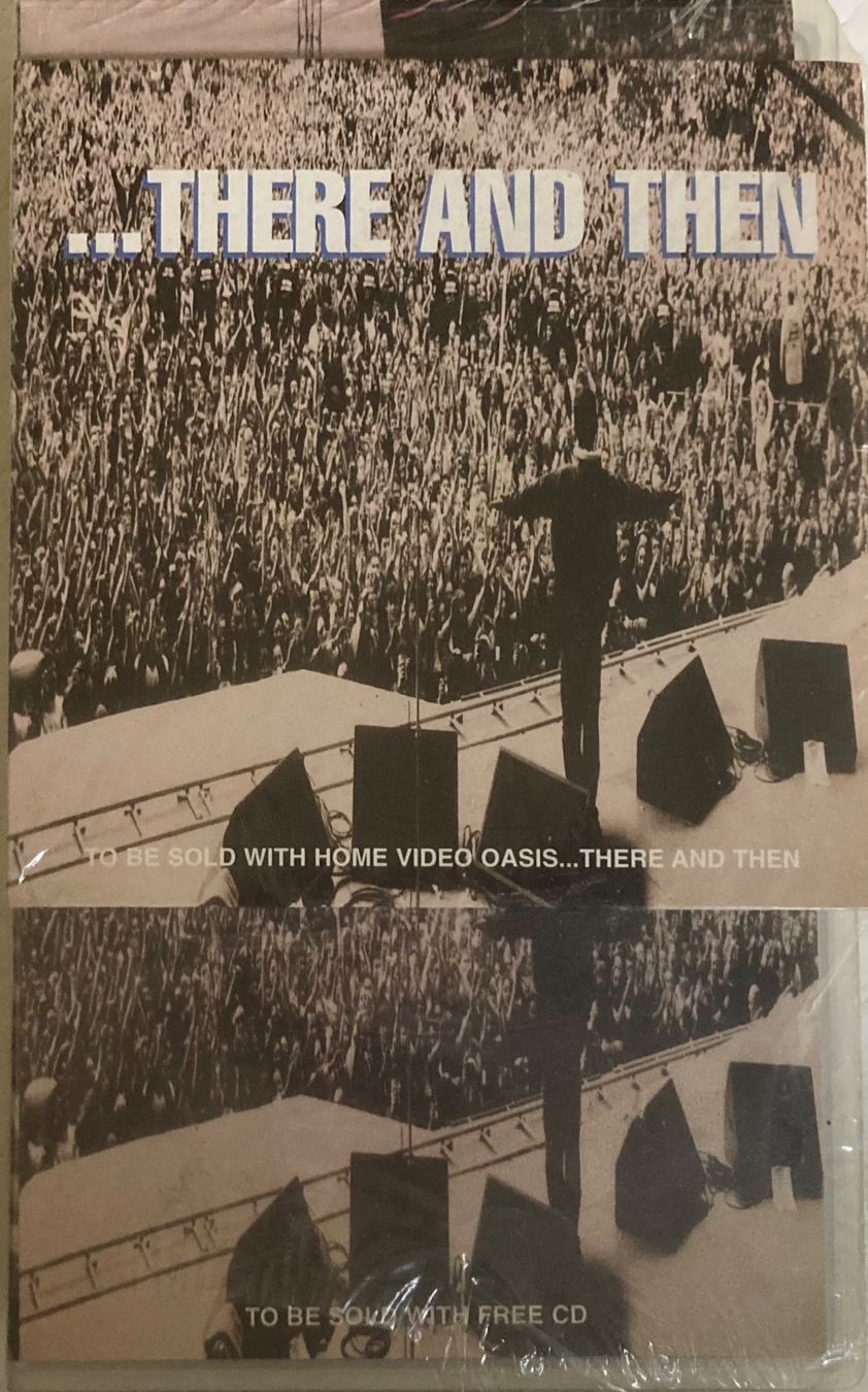 Tutti i VHS: OASIS - .....THERE AND THEN – Nuovo e nell'imballaggio originale da Poliez-Pittet venduto da Newtown-Records