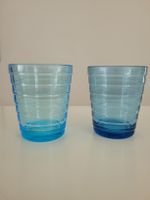 Iittala, Aino Aalto Glas, 2er Set blau gebraucht