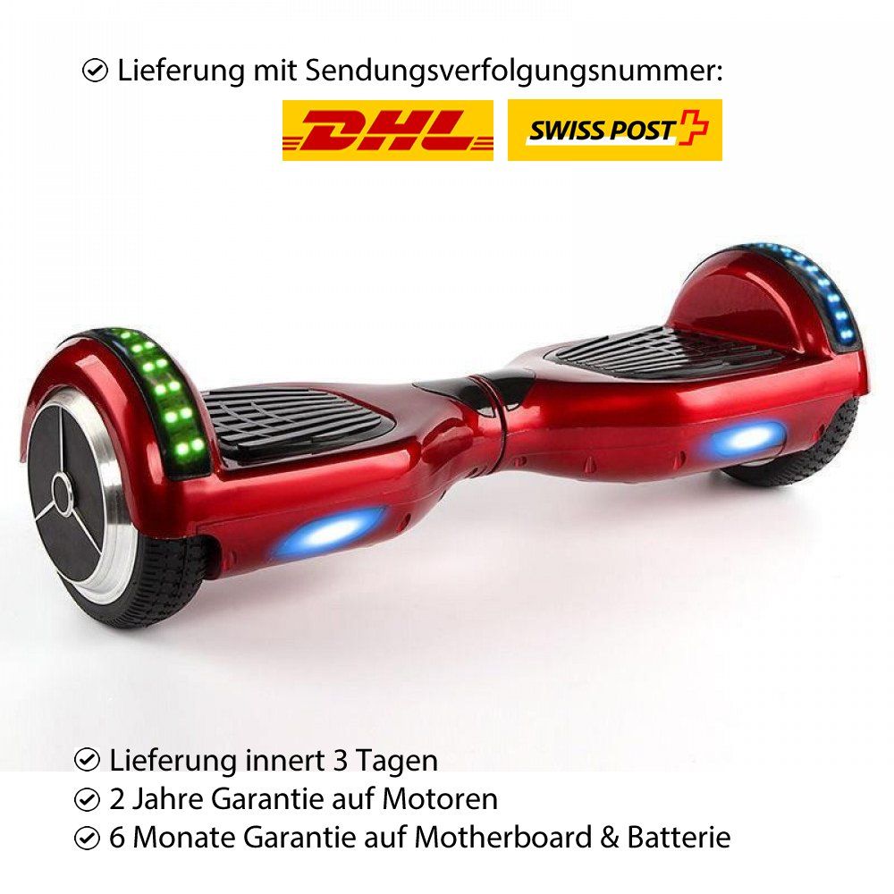 Hoverboards: Hoverboard Rot Metallic – Neuf avec emballage d'origine à Ermatingen par rik4rdo