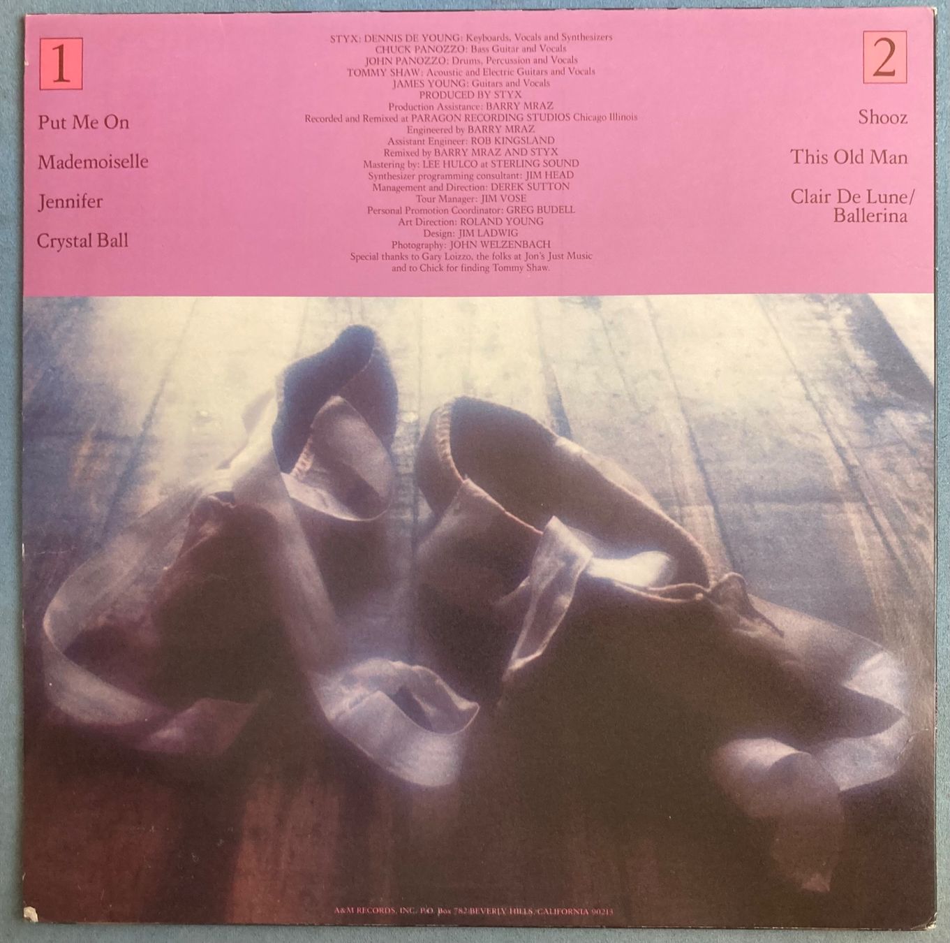 Dischi in vinile: STYX - CRYSTAL BALL – Usato da Poliez-Pittet venduto da Newtown-Records 1