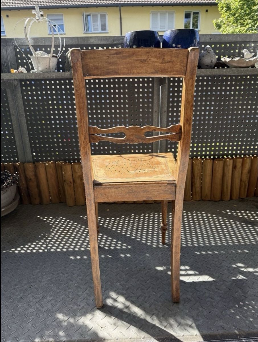 Sedie: 4 antike Bidermeier Holzstühle – Usato da Diegten venduto da 78581 2