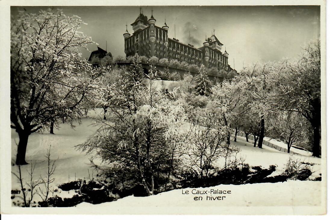Cartoline postali: Le Caux - Palace en hiver – Usato da Hochdorf venduto da Ziegel-16