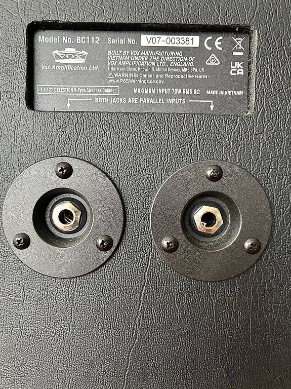 Amplificatori: Speaker Cabinet Vox BC 112 – Usato da Bülach venduto da ChutzeMist60 2