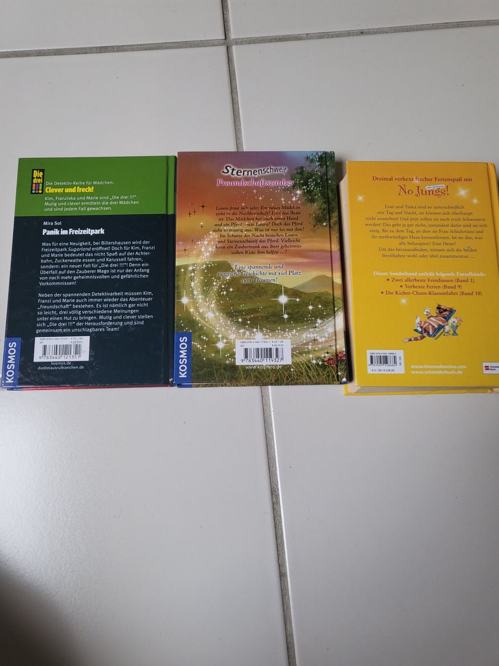 Bücher: 3 Bücher für Mädchen – Gebraucht aus ALTENDORF von da23 1