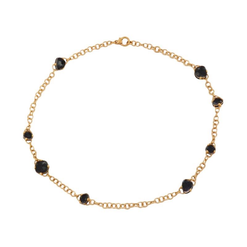 Pomellato Catenine: Collier Pomellato Capri en Or Rose Mat / Onyx – Usato da Geneve venduto da iBest
