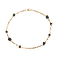 Collier Pomellato Capri en Or Rose Mat / Onyx