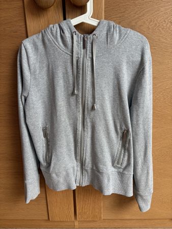 Studio E.B. glitzernde Kapuzenjacke Gr. L, Grau, Top