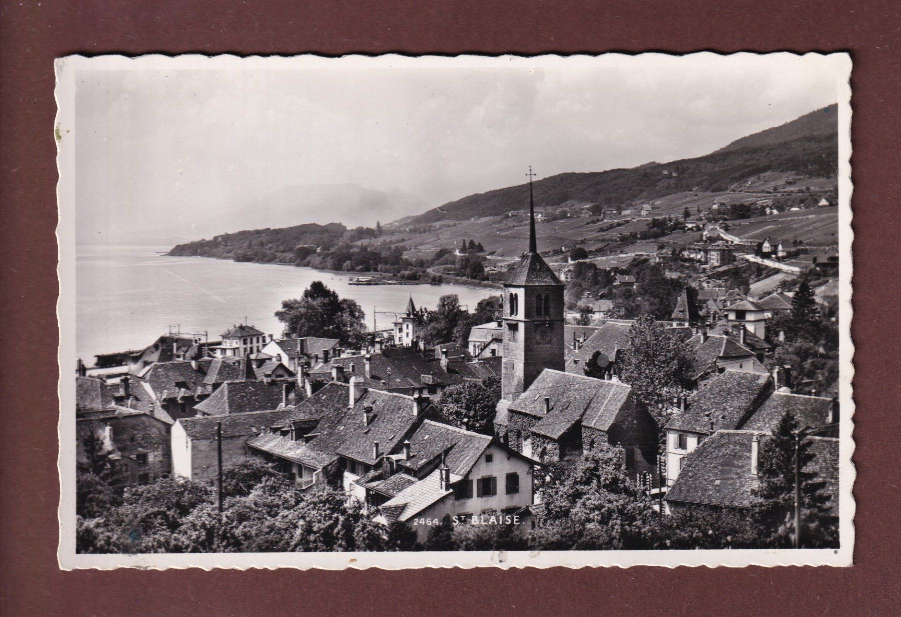 Cartoline postali: SAINT-BLAISE – Usato da Pully venduto da nicecards