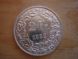(C1) 2 Franken 1932 UNZ