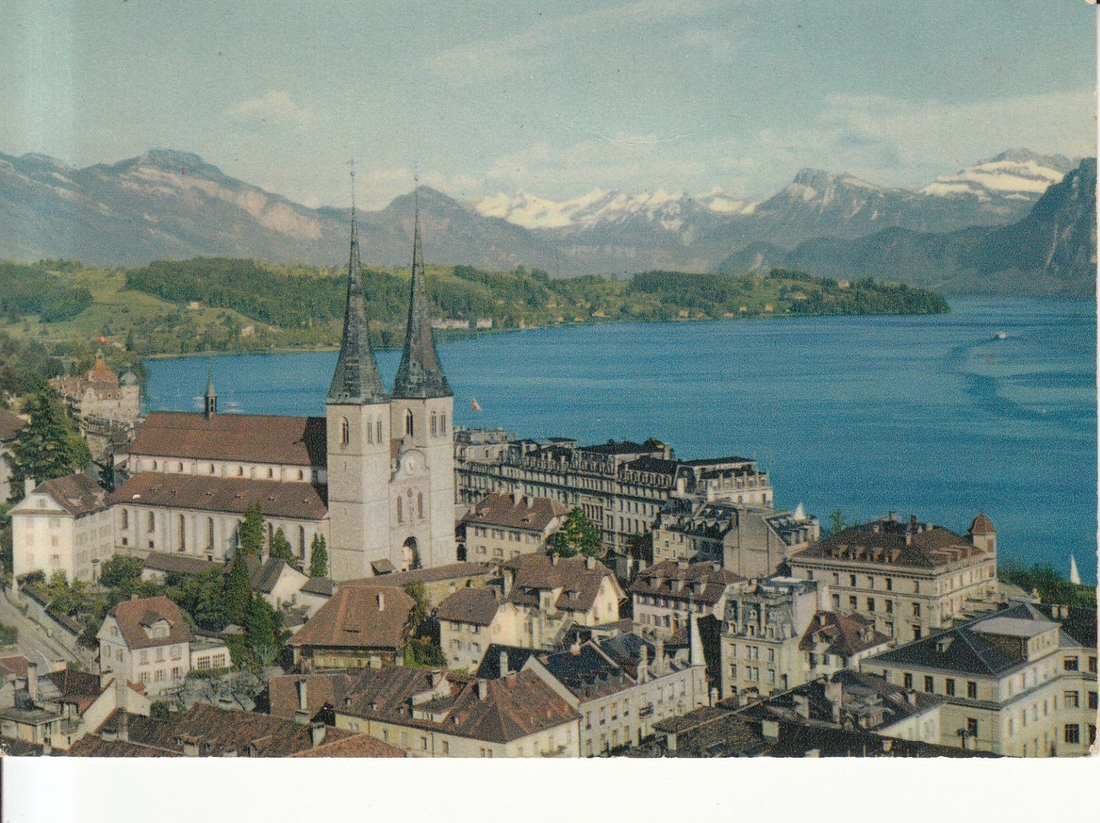 Cartoline postali: Luzern 1955 – Usato da Bürglen TG venduto da StampGraf
