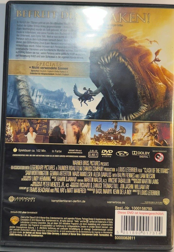 Alle DVDs: DVD KAMPF DER TITANEN – Gebraucht aus Wisen von gigisna 2