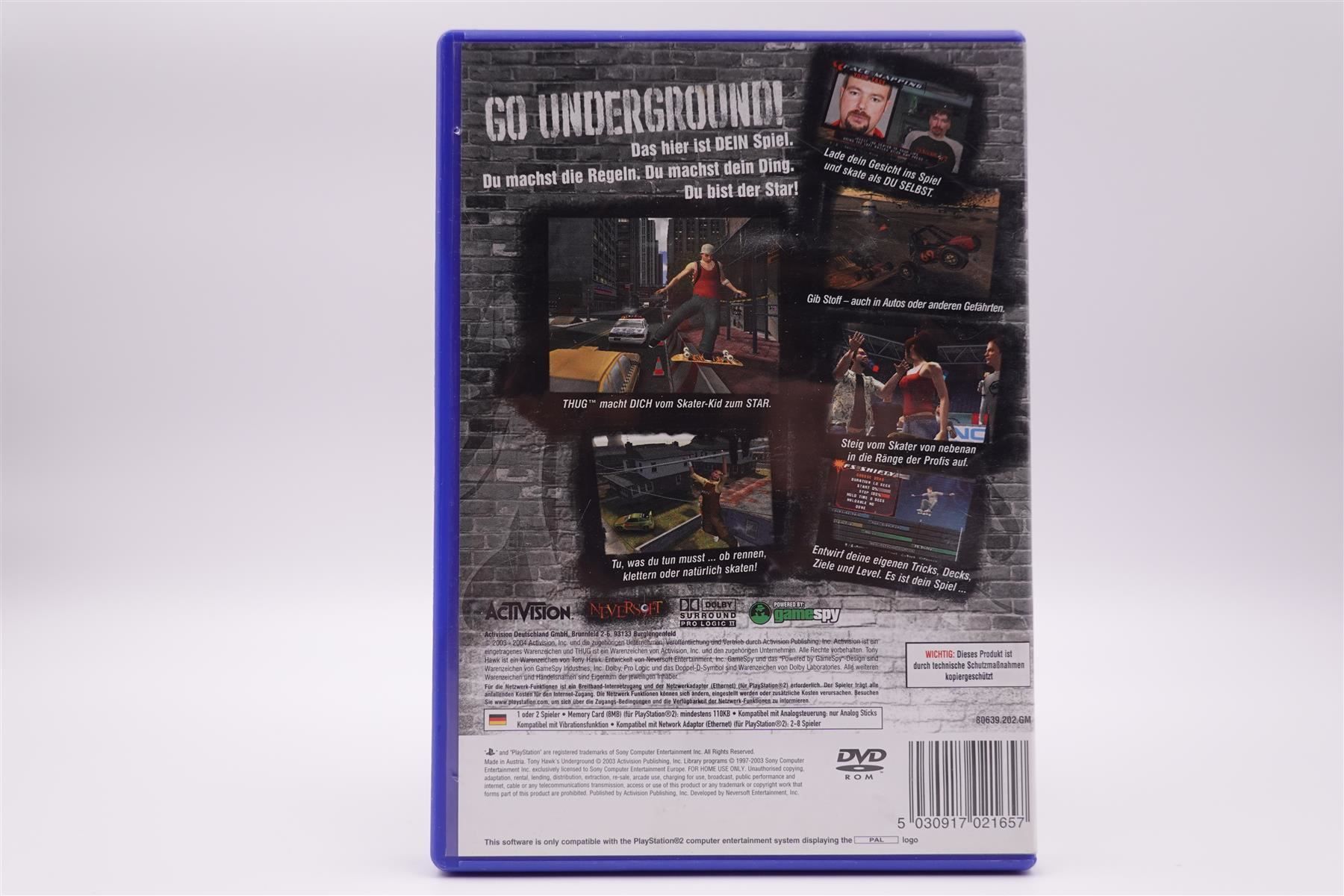 Sony Giochi: Tony Hawks Underground (PS2) – Usato da Herisau venduto da ZelliZone 1