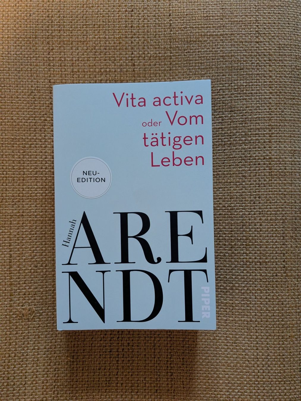 Libri: Hannah Arendt: Vita activa oder vom tätigen Leben – Usato da Herisau venduto da marx03