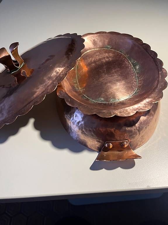 Ciotole: Kupfer-Terrine mit Deckel – Nuovo (secondo la descrizione) da Beinwil am See venduto da joy_24 1