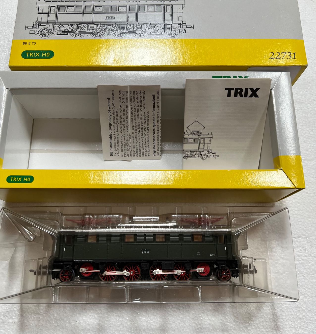 Trix Modellini di ferrovie: TRIX Lokomotive 22731 – Usato da Rebstein venduto da keeljohnpirat