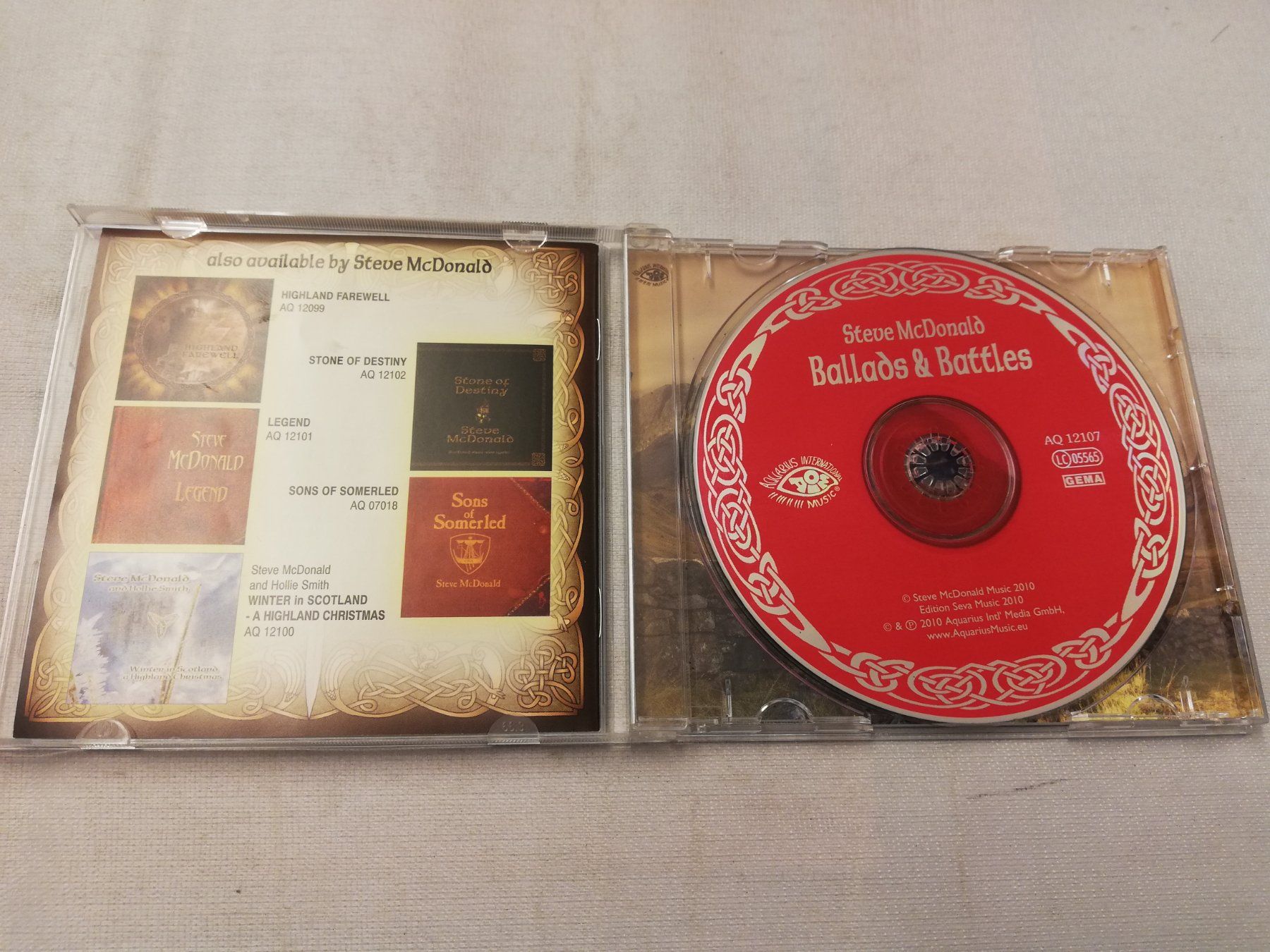 CDs: STEVE MCDONALD - BALLADS & BATTLES – Gebraucht aus Bern von Vinylsound.ch 2