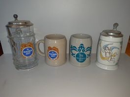 Bier Krüge Brauerei Haldengut