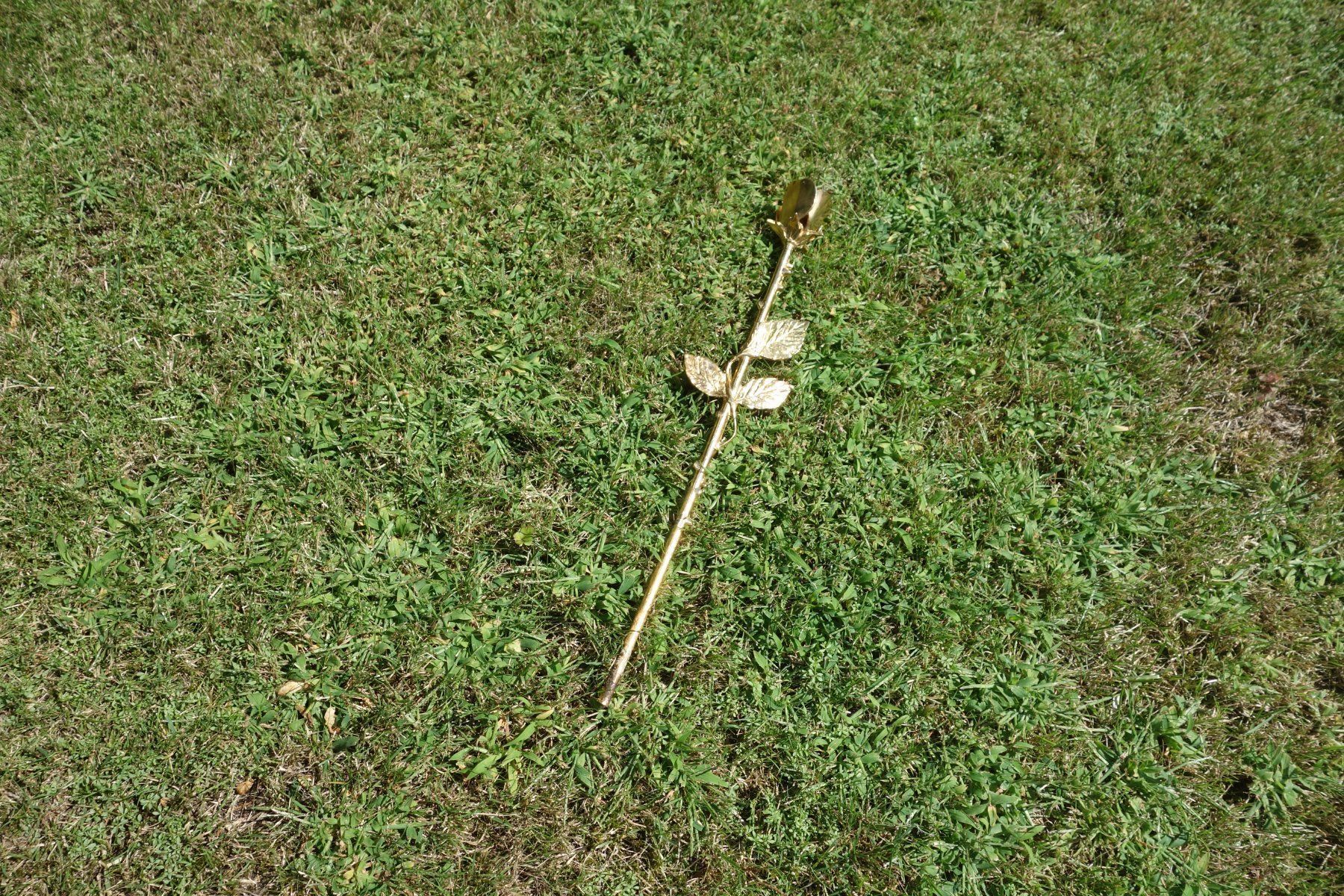 Altri gioielli: Rose "goldfarben" Zinn – Usato da Weggis venduto da Giorgio3005 3