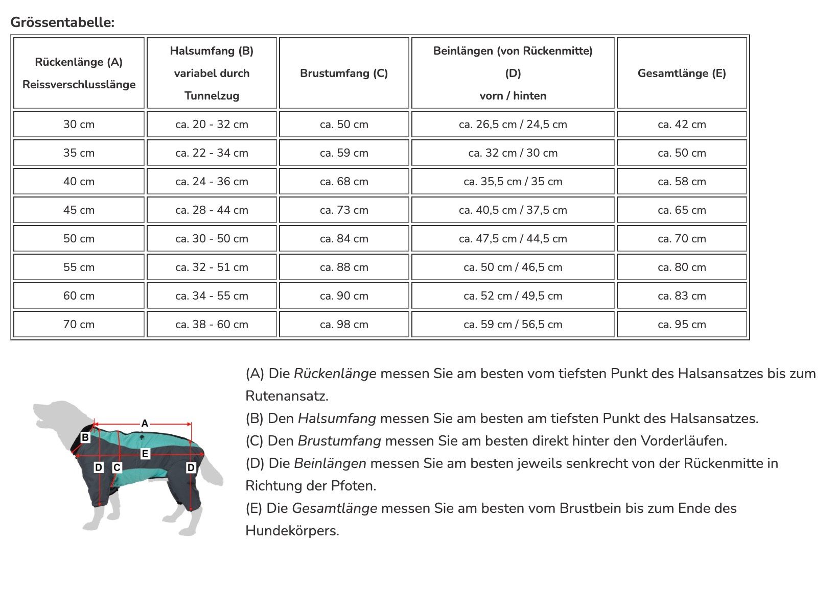 Bekleidung: Hundeoverall Mint – Neu und originalverpackt aus Einsiedeln von UnicornFairy 4
