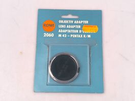ROWI 2060 Objektiv-Adapter M42 auf Pentax K / M (OVP)