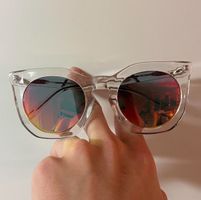Diesel Sonnenbrille, transparent mit Etui, wie neu!