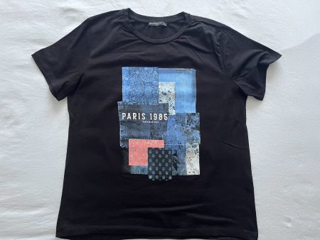 Damen T-Shirt mit Motiv "Stadivarius" Farbe schwarz Grösse L
