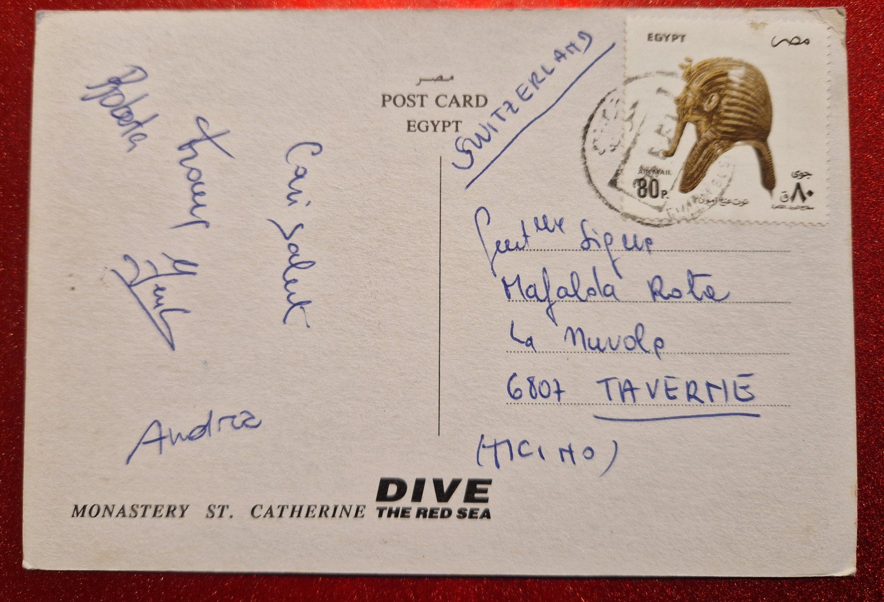 Cartoline postali: Ägypten, Monastery St. Catherine alt – Usato da Melchnau venduto da Arthurius 1