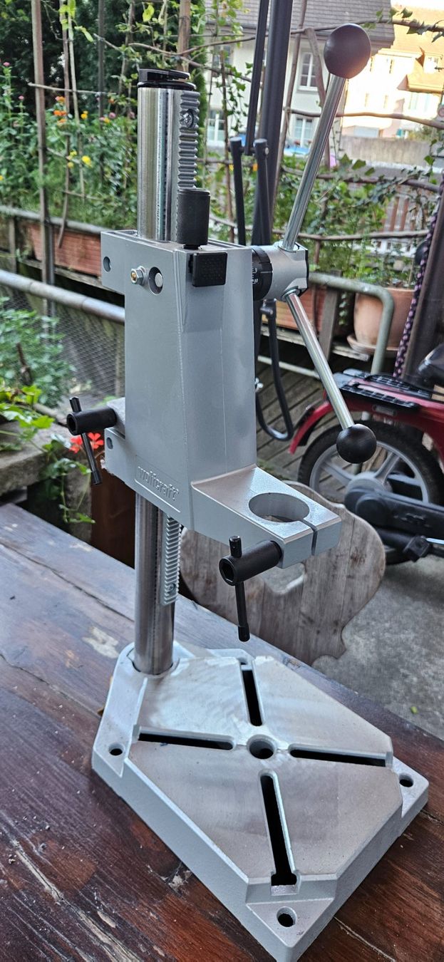 Wolfcraft Tutti gli attrezzi: Bohrmaschinen Ständer WOLFCRAFT – Usato da Aarburg venduto da Aare-Bueb