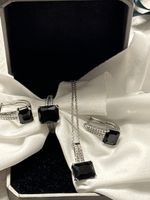Ensemble bijoux taille 52 s925, chaîne, boucles