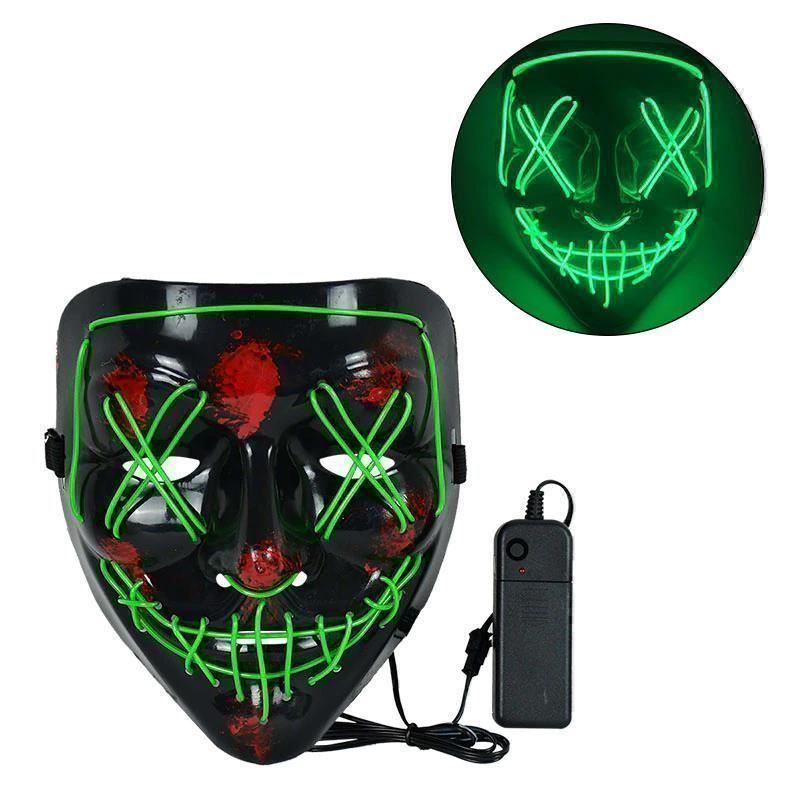Maschere: Masque Led de fête d'halloween – Nuovo e nell'imballaggio originale da Gurmels venduto da shopathome 2
