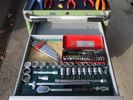 Werkzeugwagen mit Werkzeug, Werkstattwagen Toolboy Lista