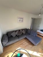 Beliani LUNNER corner sofa, grey cord, 4-seater