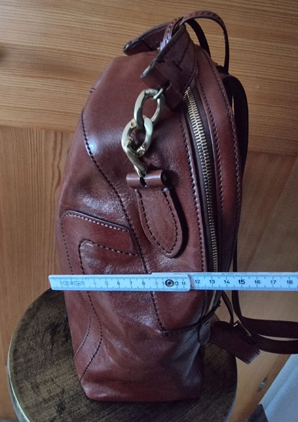 The Bridge Rucksäcke: Lederrucksack – Neu (gemäss Beschreibung) aus Jenaz von dursch 3