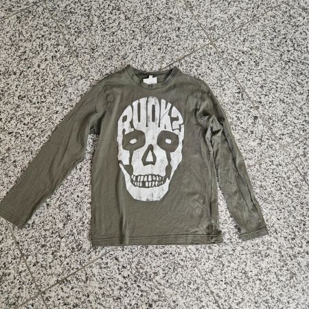 Longsleeve Totenkopf Benetton Gr. 140