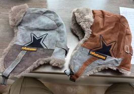 2x Wintermütze Ohrenklappen Skimütze Trapper