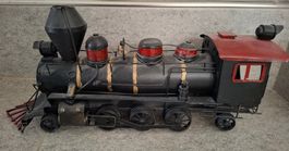 Dekorative Vintage Eisenbahn Lokomotive, Top Zustand!