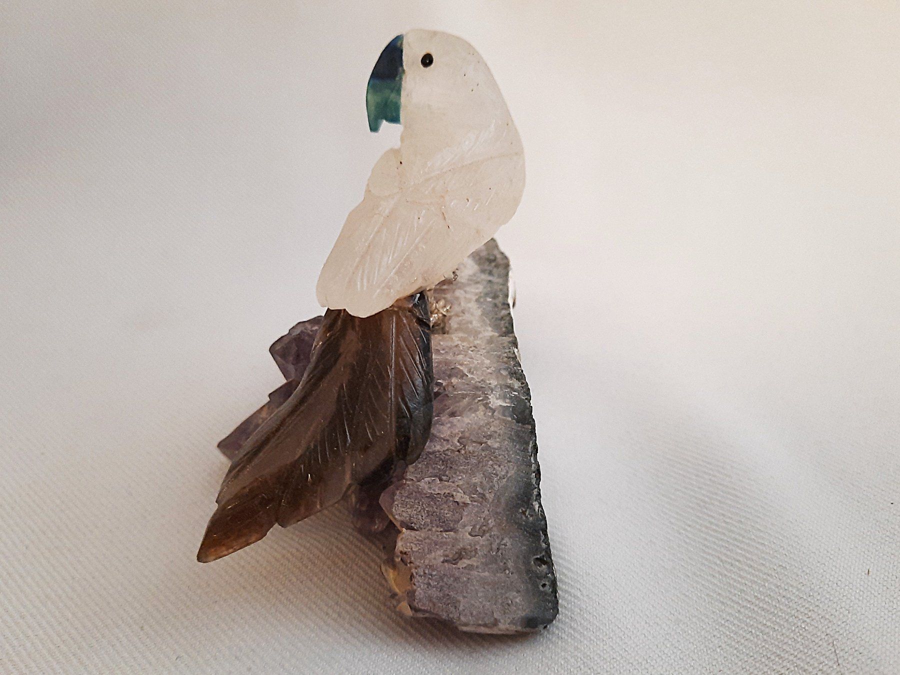 Minéraux & Lithothérapie: 2 Amethyst mit Papagei – D'occasion à Beinwil am See par Restwert_Beinwil 5