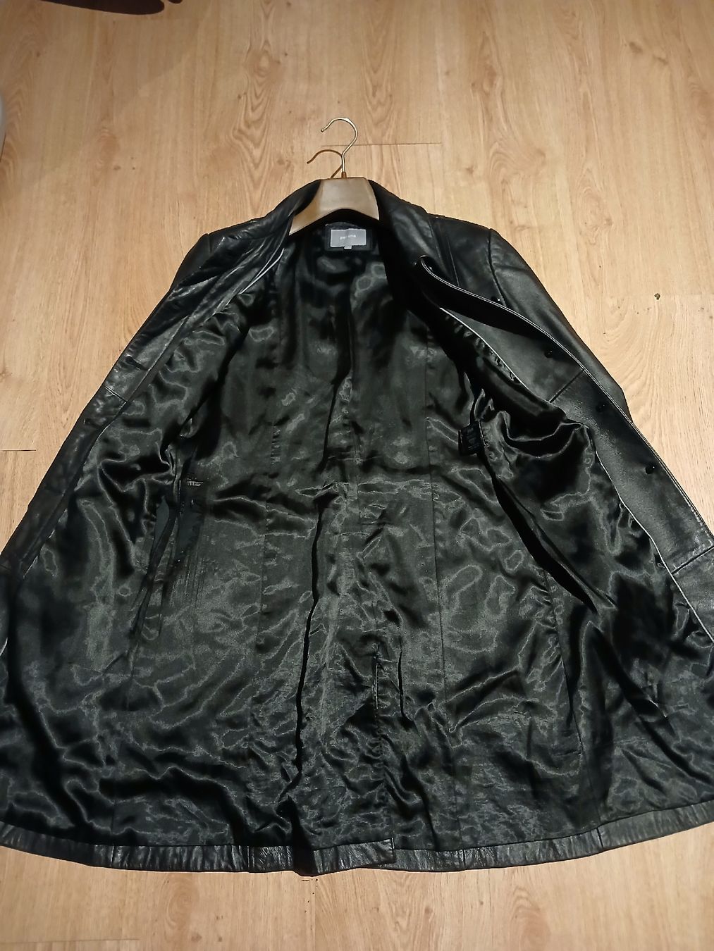 Cappotti: Long "Per Una" (M&S) lined black leather coat size 10 – Usato da Turbenthal venduto da viw_48fr 3