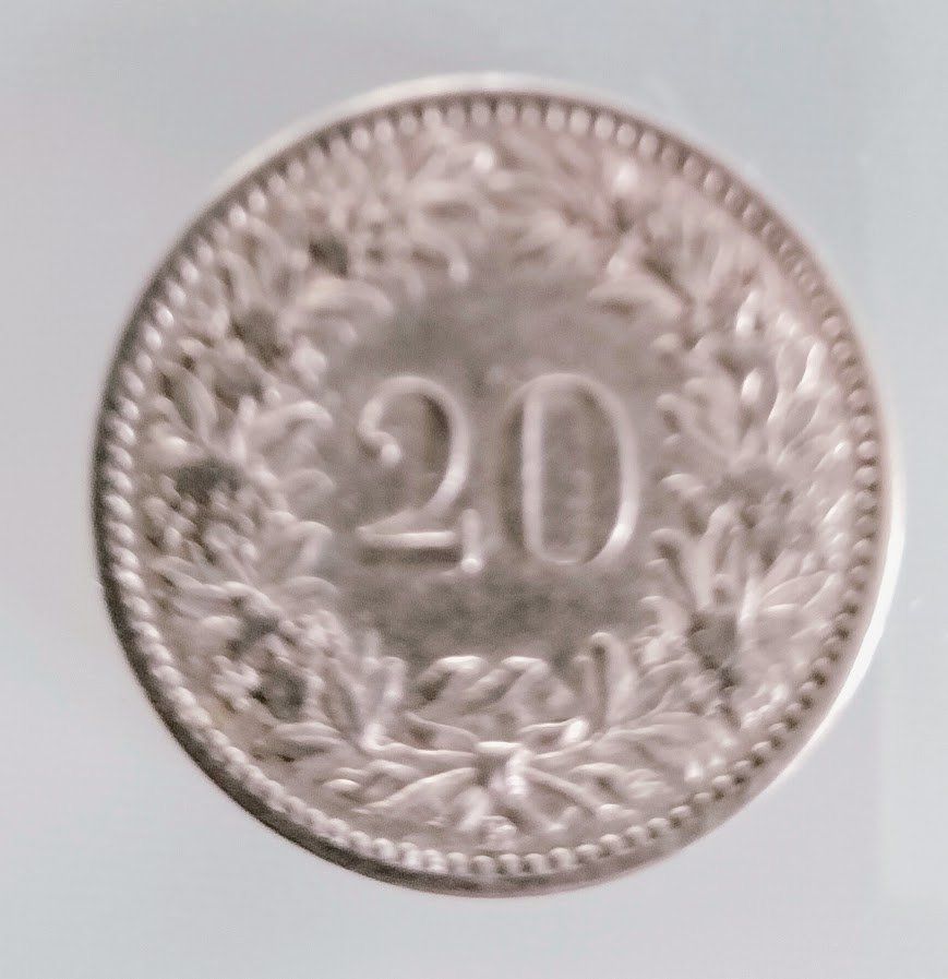 Tutti le monete: 20 Rappen, 1884 – Usato da Oftringen venduto da spo_g5zw 1