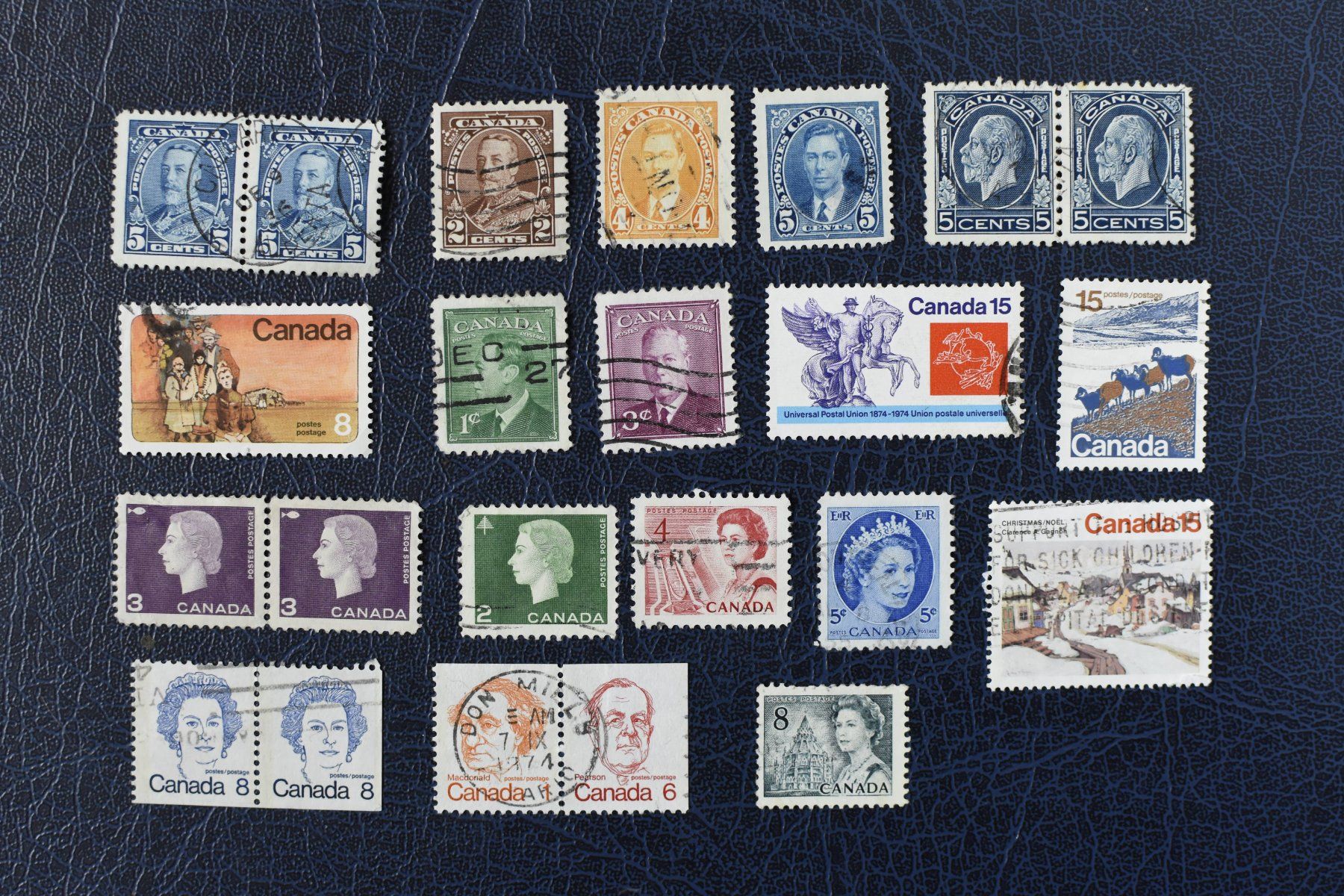 Tutti i francobolli: Lot timbres Canada – Usato da Belmont-sur-Yverdon venduto da bichet02