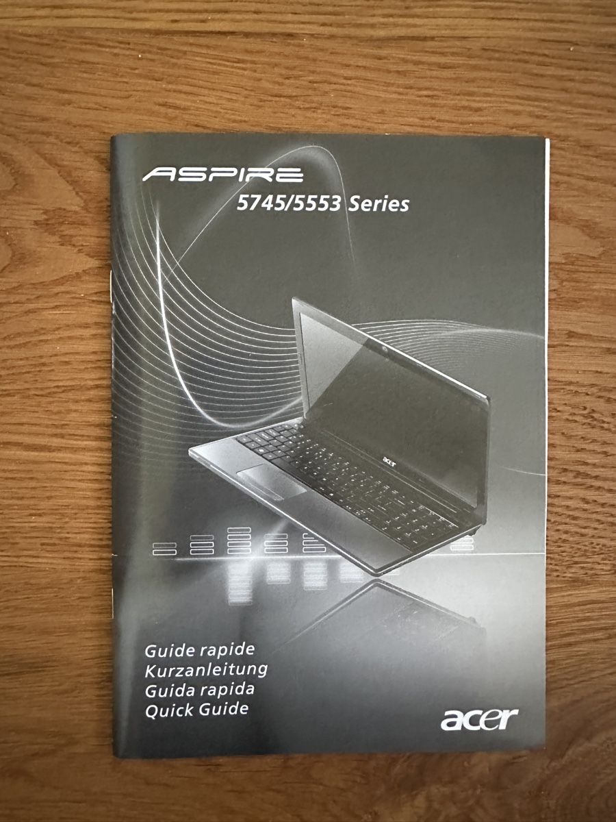 Acer Notebooks: Acer Aspire 5745G Notebook Windows 7 – Gebraucht aus Zunzgen von Blueberry87 4
