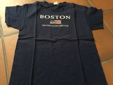 Kinder T-Shirt Boston Massachusetts Grösse L (ca.140)