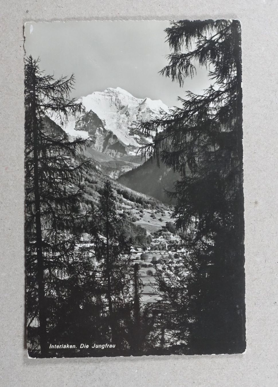 Ansichtskarten: Interlaken, Jungfrau – Gebraucht aus Lenzburg von fh1