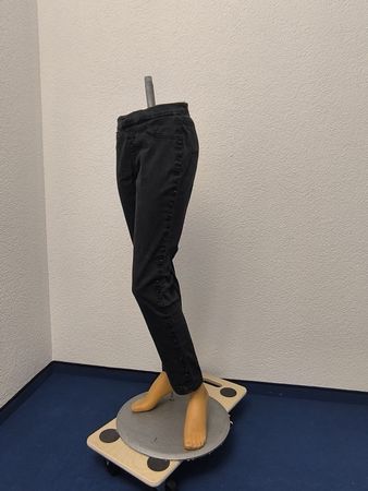 Schwarze Jeans Leggins mit Nieten - Gothic, Punk, Emo