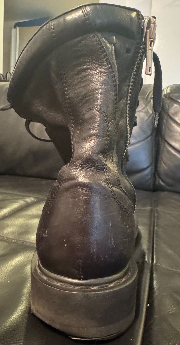 Rick Owens Scarpe da uomo: Rick Owens Anfibio Combat Boots – Usato da Canobbio venduto da kk_dee 3