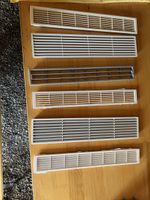 Lüftungsgitter Set 6 Stück weiss grau gebraucht