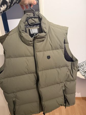 Superdry Herren Weste, Grösse XL, olivgrün, Top Zustand!