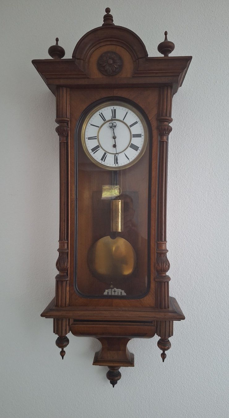 Orologi: Wiener Regulator mit einem Gewicht um 1860 .. – Usato da Worblaufen venduto da Aandy