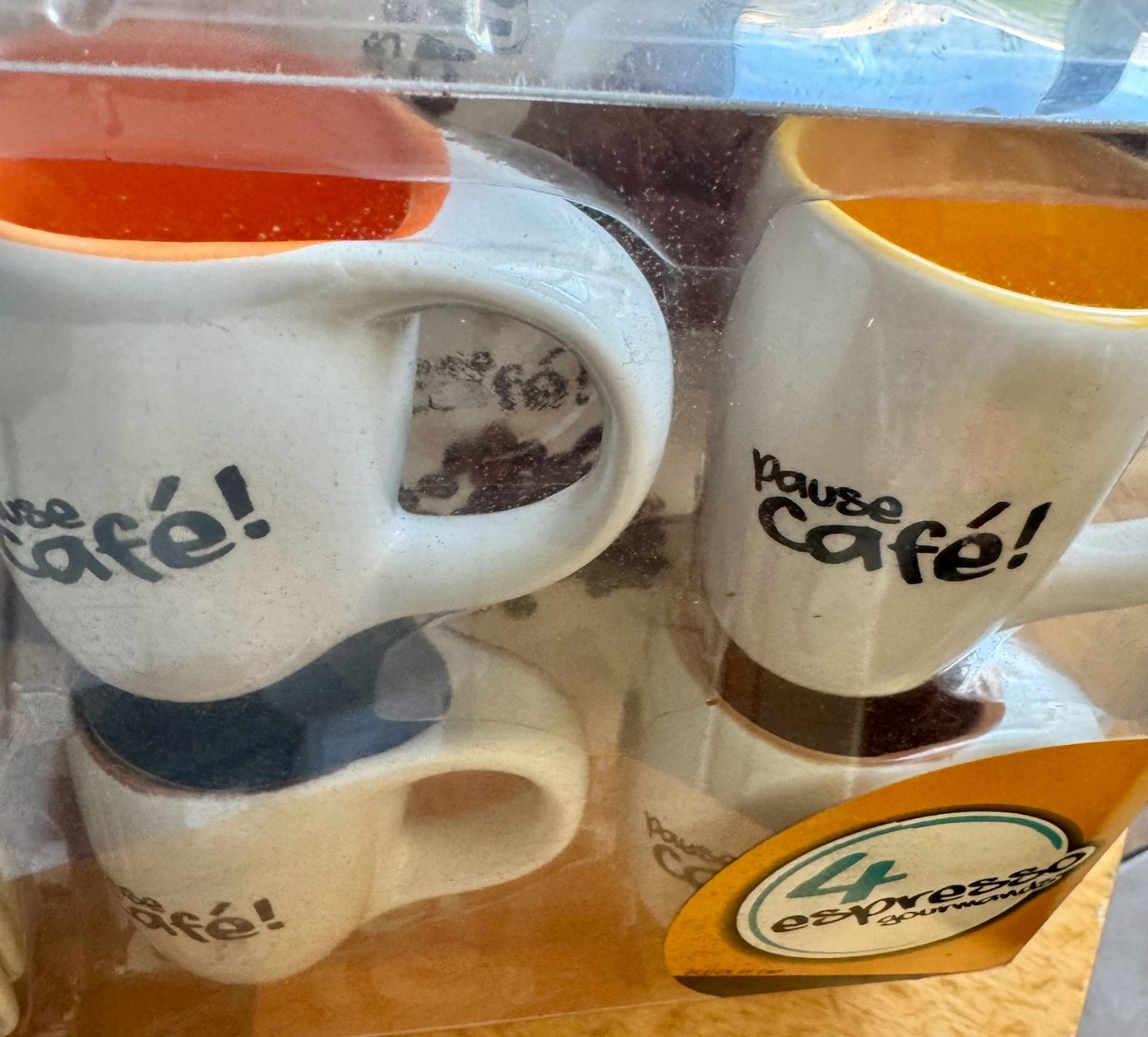 Tazze: 4 tasses à expresso avec soucoupes – Nuovo e nell'imballaggio originale da Lausanne venduto da davzic 1
